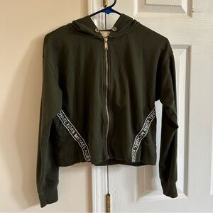 Michael Kors Cropped Zip-up Hoodie